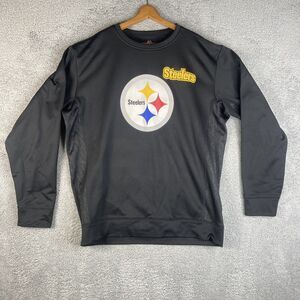 Pittsburgh Steelers Men's Long Sleeve Pullover NFL Team T-Shirt Majestic…
